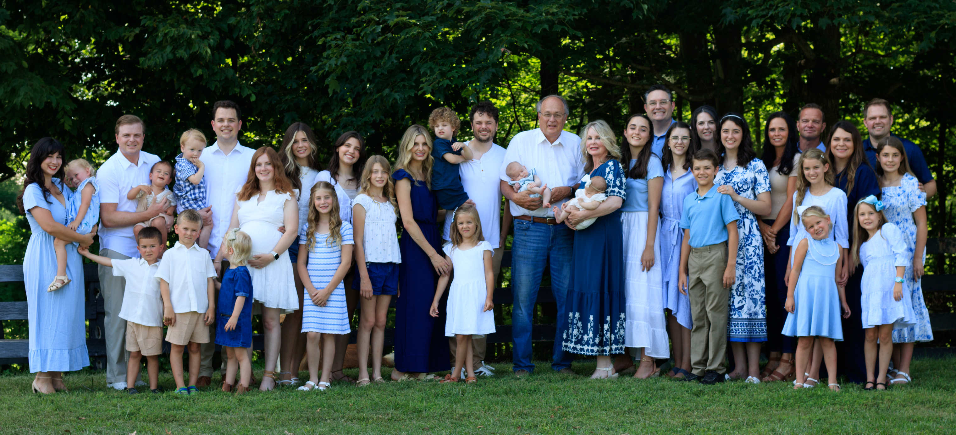 Joan Landes with her family